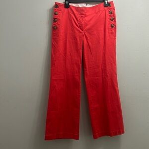 NWT LOFT MARISA SALMON COLOR PANTS IN SIZE 8P